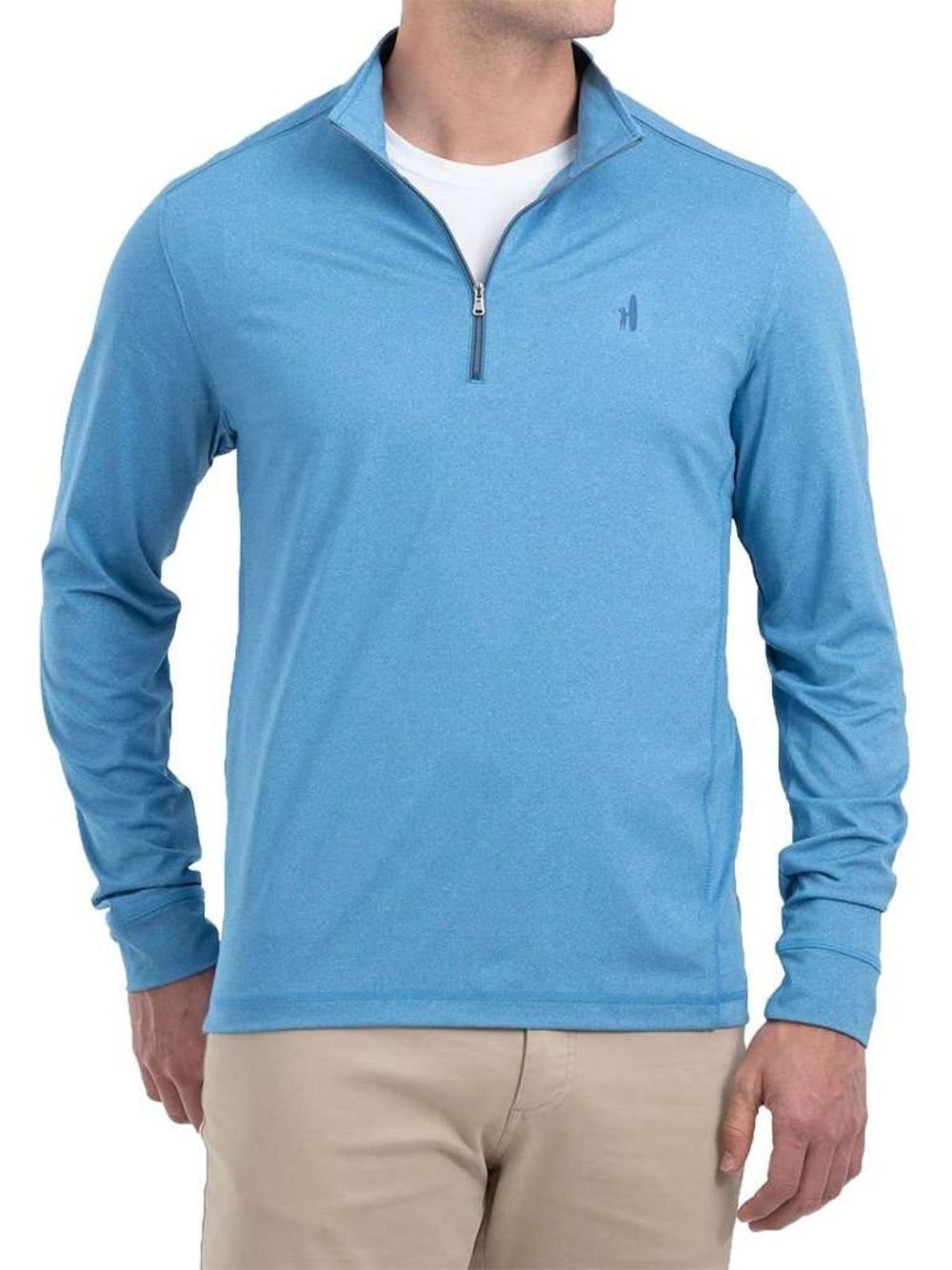 Johnnie-O Lammie 1/4 Zip Prep-Formance Pullover Sweater Blue Sz XL